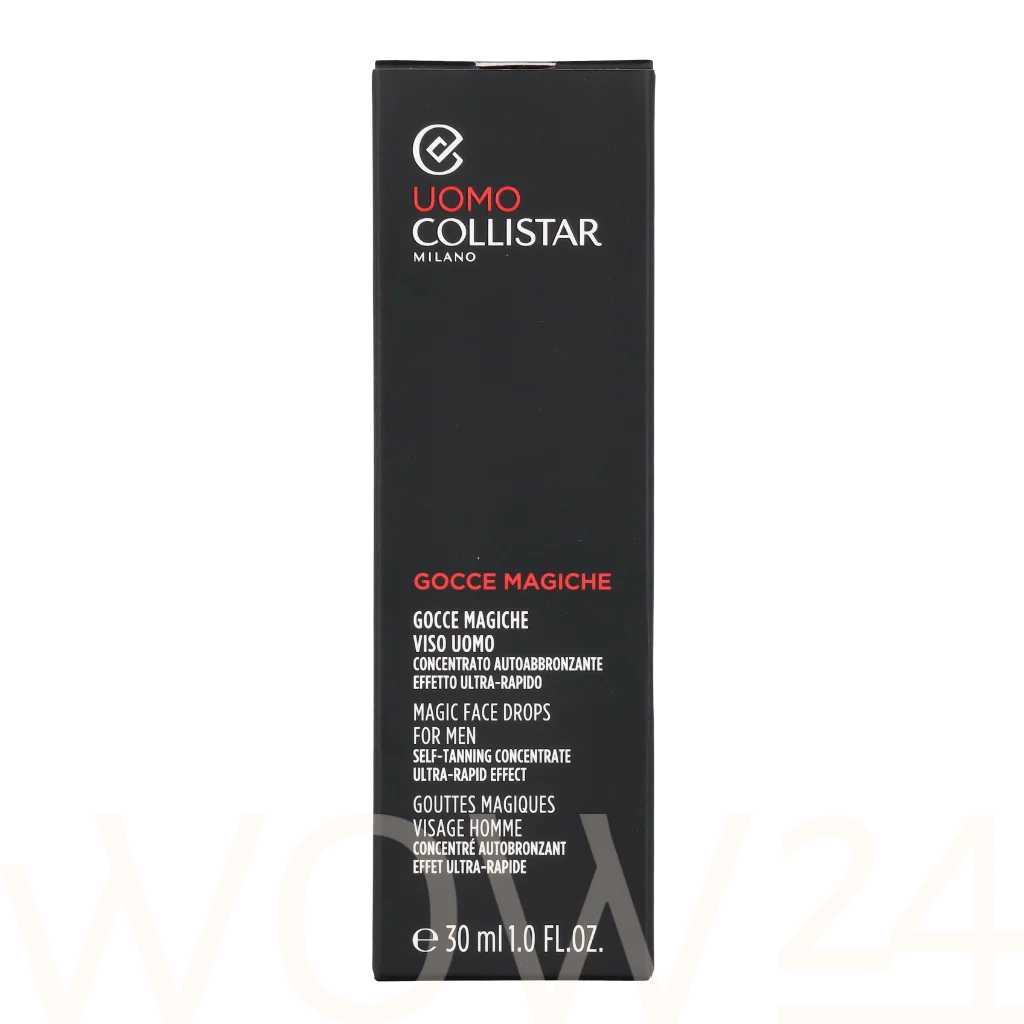 Collistar Uomo Magic Face Drops Savaiminio įdegio piemonė Savaiminio įdegio kremas Vyrams