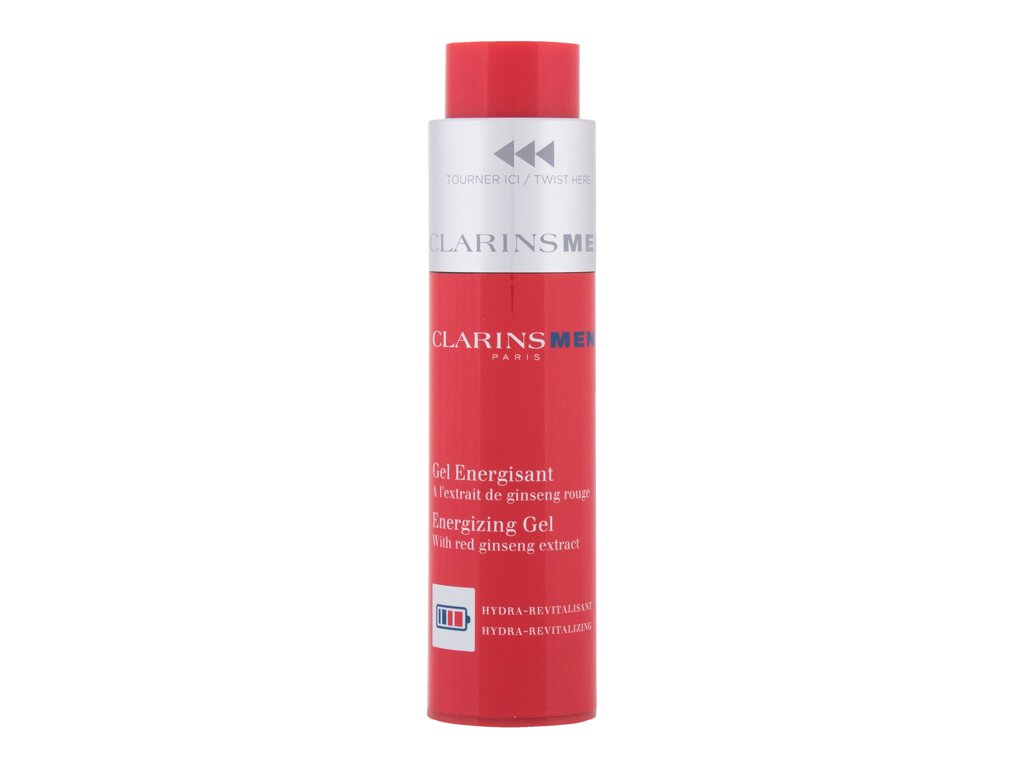 Clarins Men Energizing Gel Veido gelis 50 ml Tester