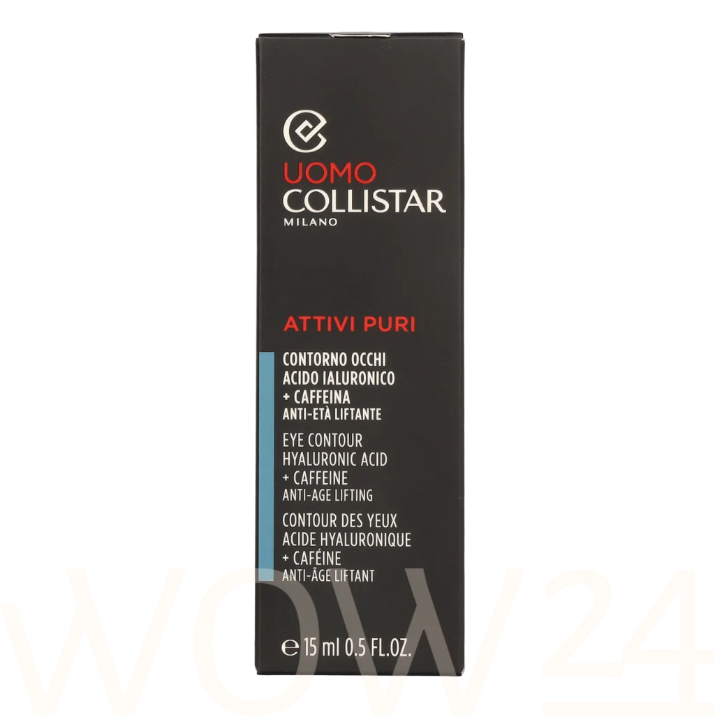  Collistar Uomo Attivi Puri Eye Contour 15 ml paakių kremas