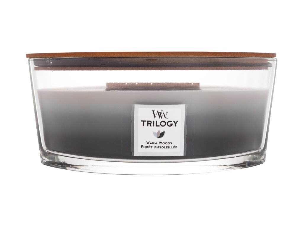 WoodWick Trilogy Warm Woods 453.6 ml Damaged box