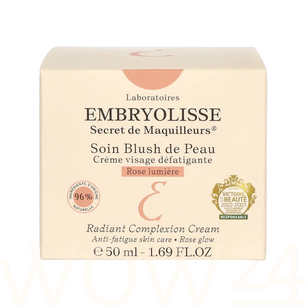 Embryolisse Embryolisse Radiant Complexion Cream Rose Glow natūrali veido odos priežiūros priemonė