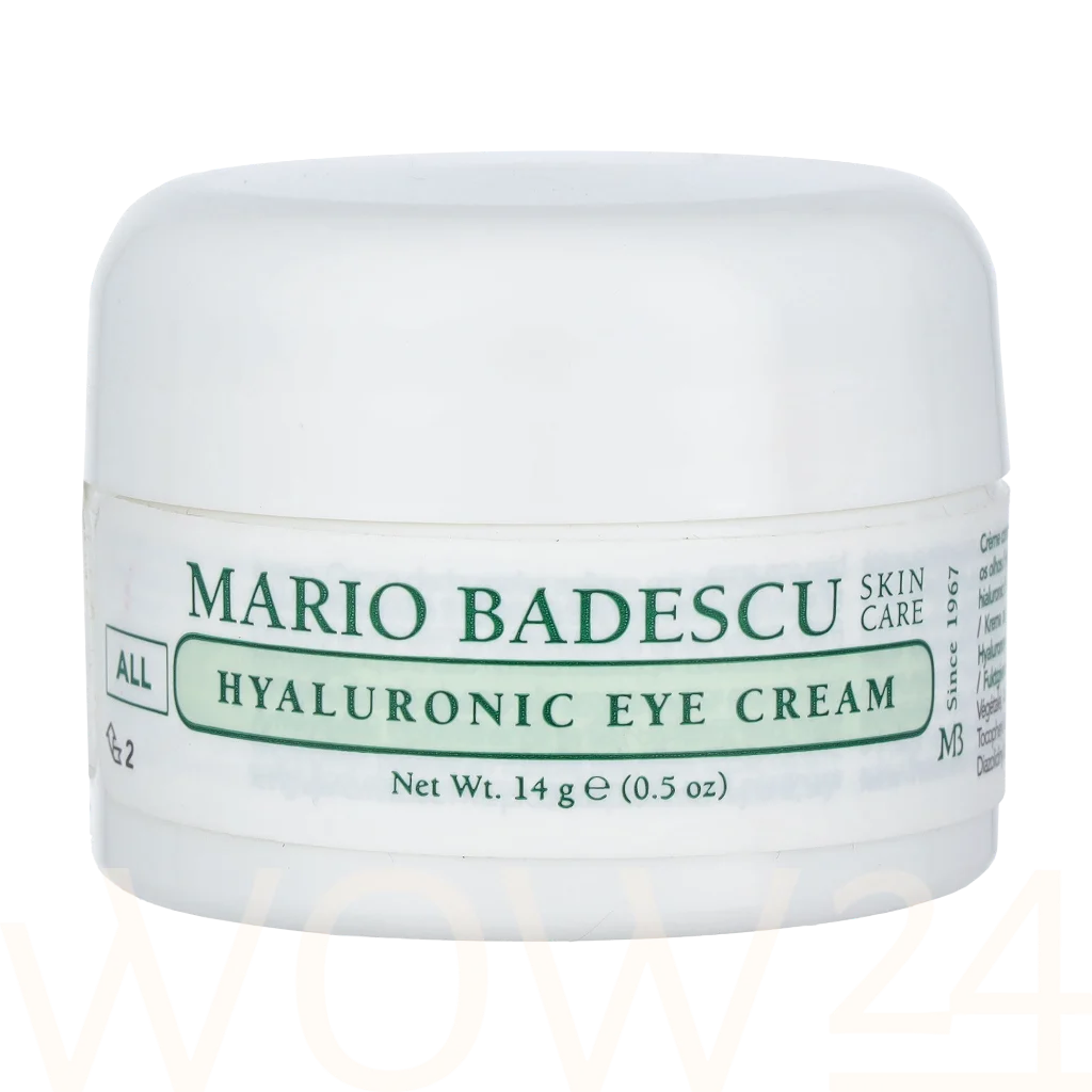 Mario Badescu Mario Badescu Hyaluronic Eye Cream natūrali veido odos priežiūros priemonė Mario Badescu Mario Badescu Hyaluronic Eye Cream natūrali veido odos priežiūros priemonė