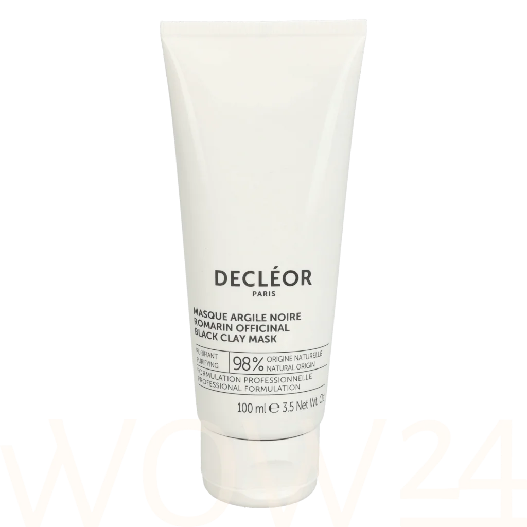 Decleor Decleor Romarin Officinal Black Clay Mask 100 ml natūrali veido odos priežiūros priemonė