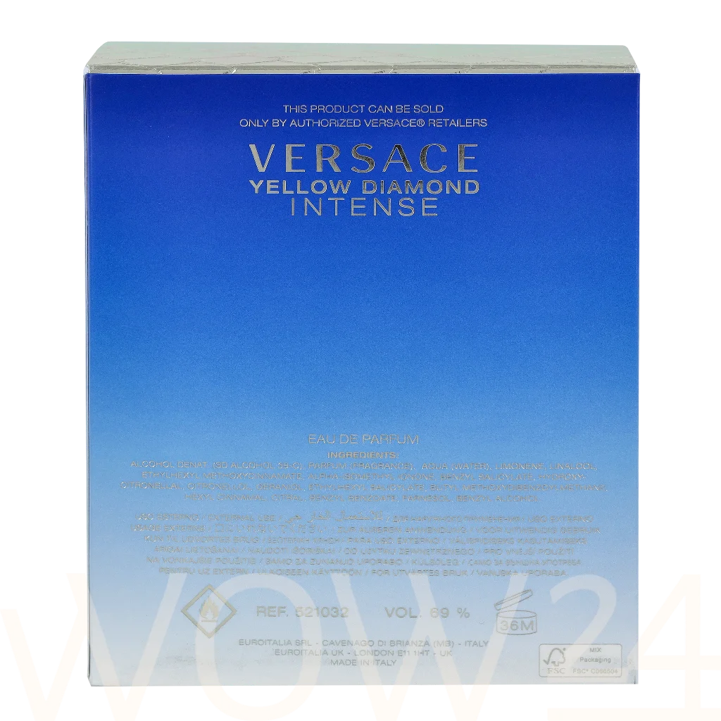 Versace Versace Yellow Diamond Intense Edp Spray 90 ml kvepalai Moterims EDP