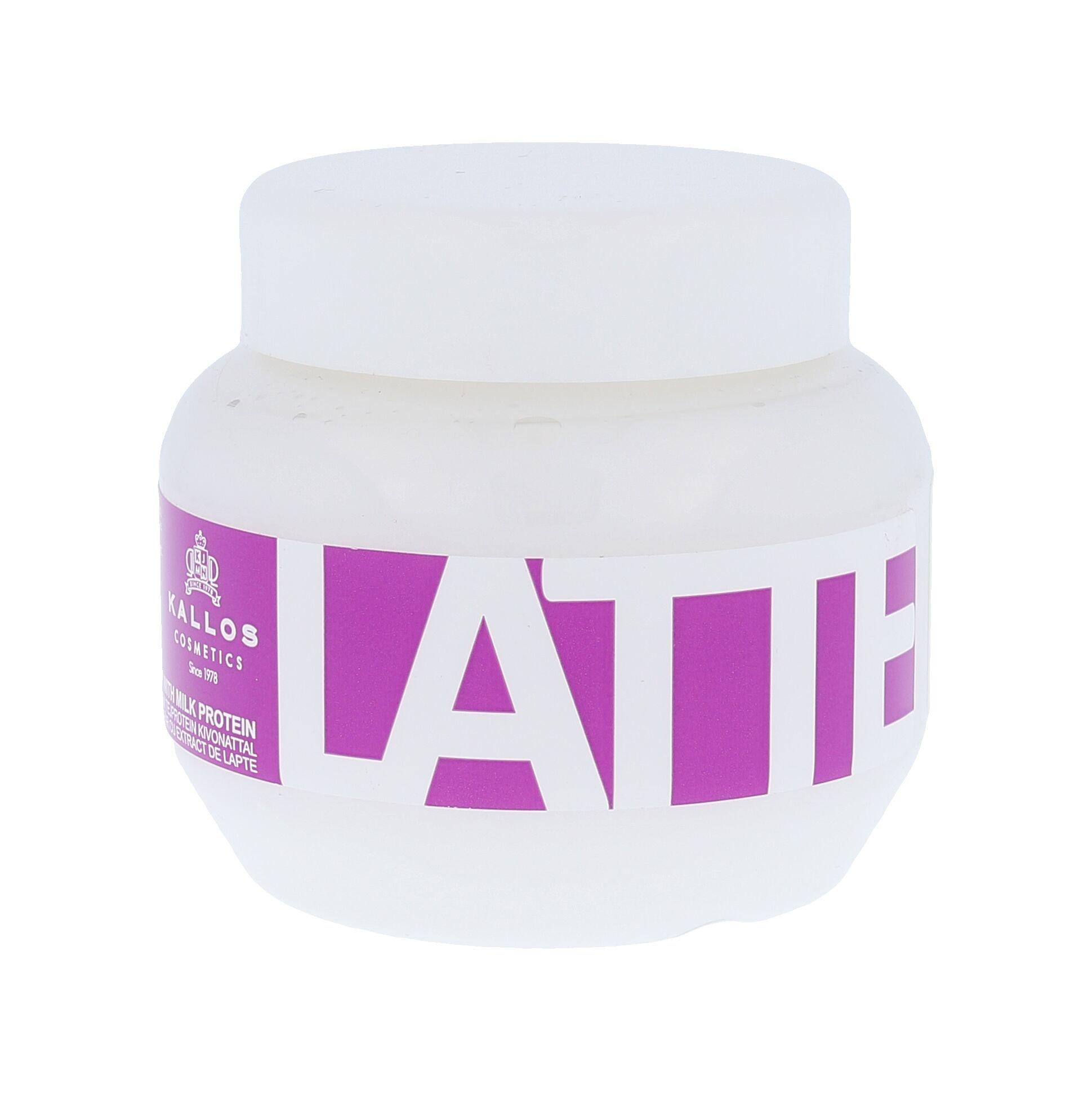 Kallos Cosmetics Latte 275ml plaukų kaukė (Pažeista pakuotė)