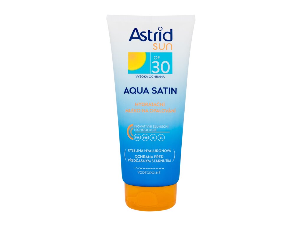 Astrid Sun Aqua Satin Moisturizing Milk įdegio losjonas