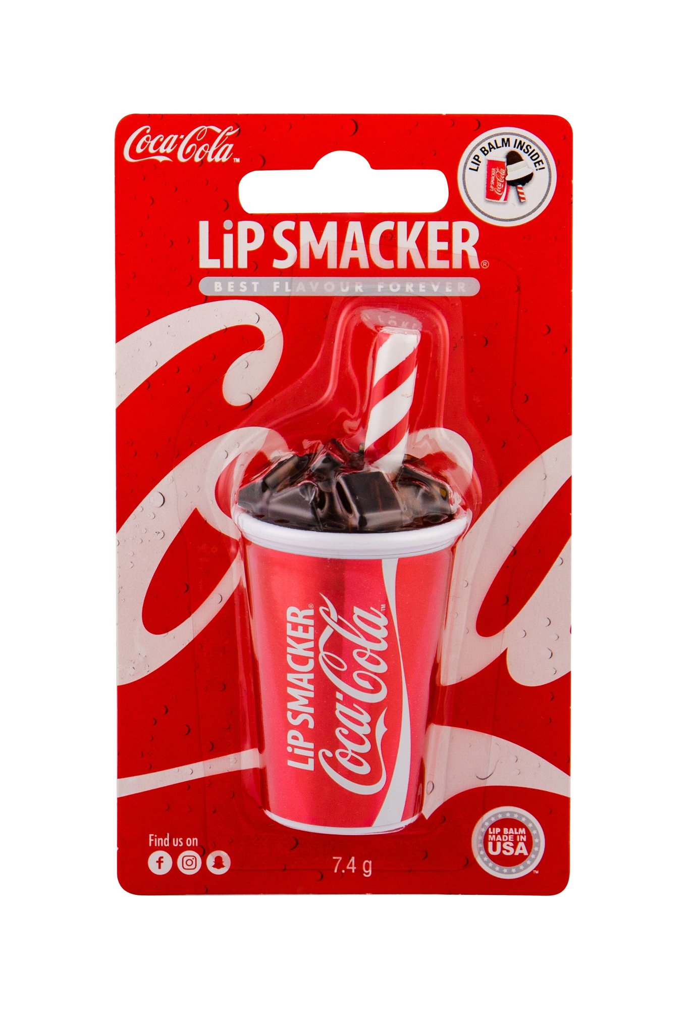 Lip Smacker Coca-Cola 7,4g lūpų balzamas (Pažeista pakuotė)