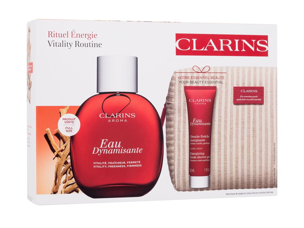 Clarins Aroma Eau Dynamisante Eau de Soin 100 ml Damaged box Set