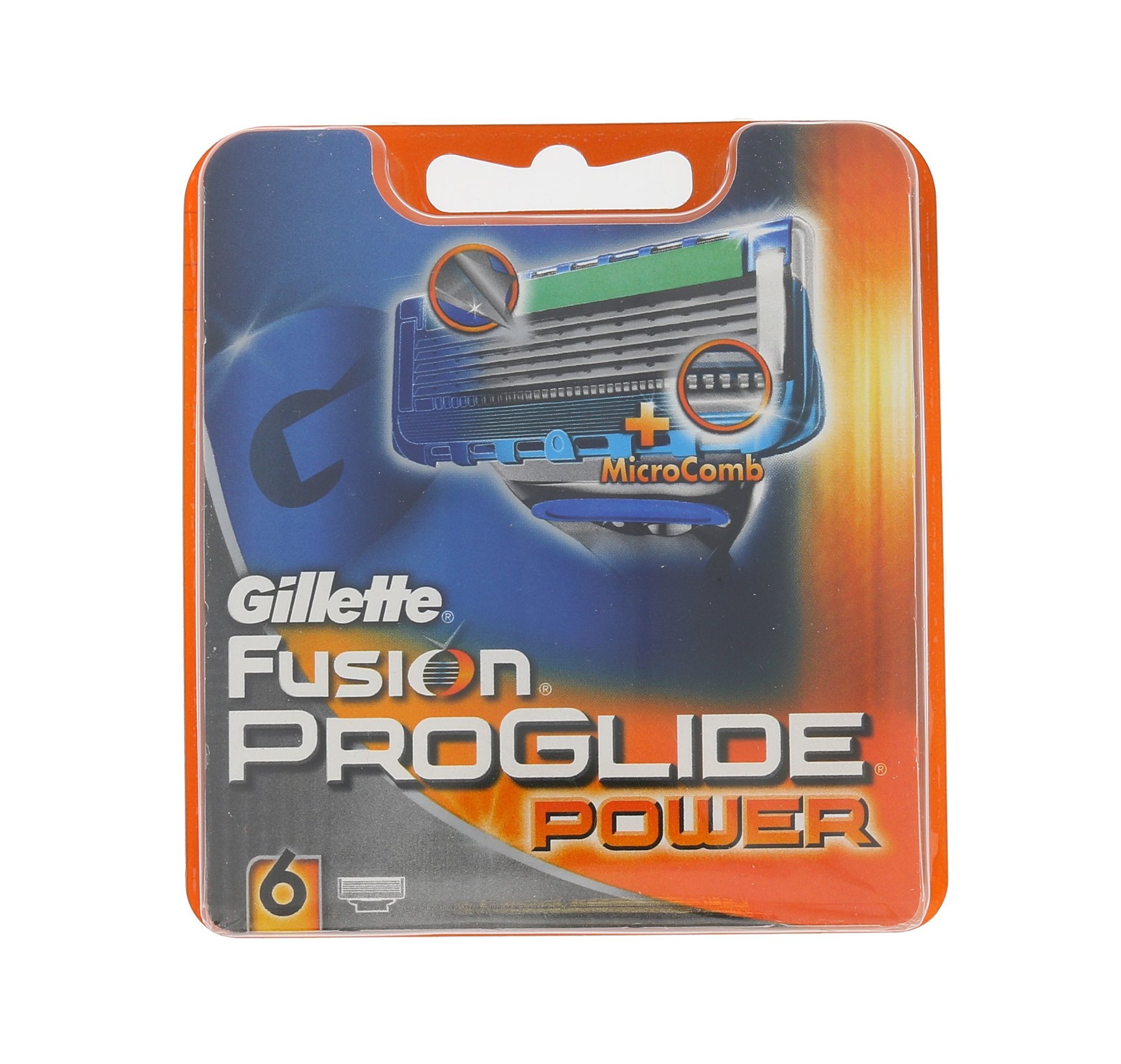 Gillette Fusion Proglide Power 6vnt skustuvo galvutė