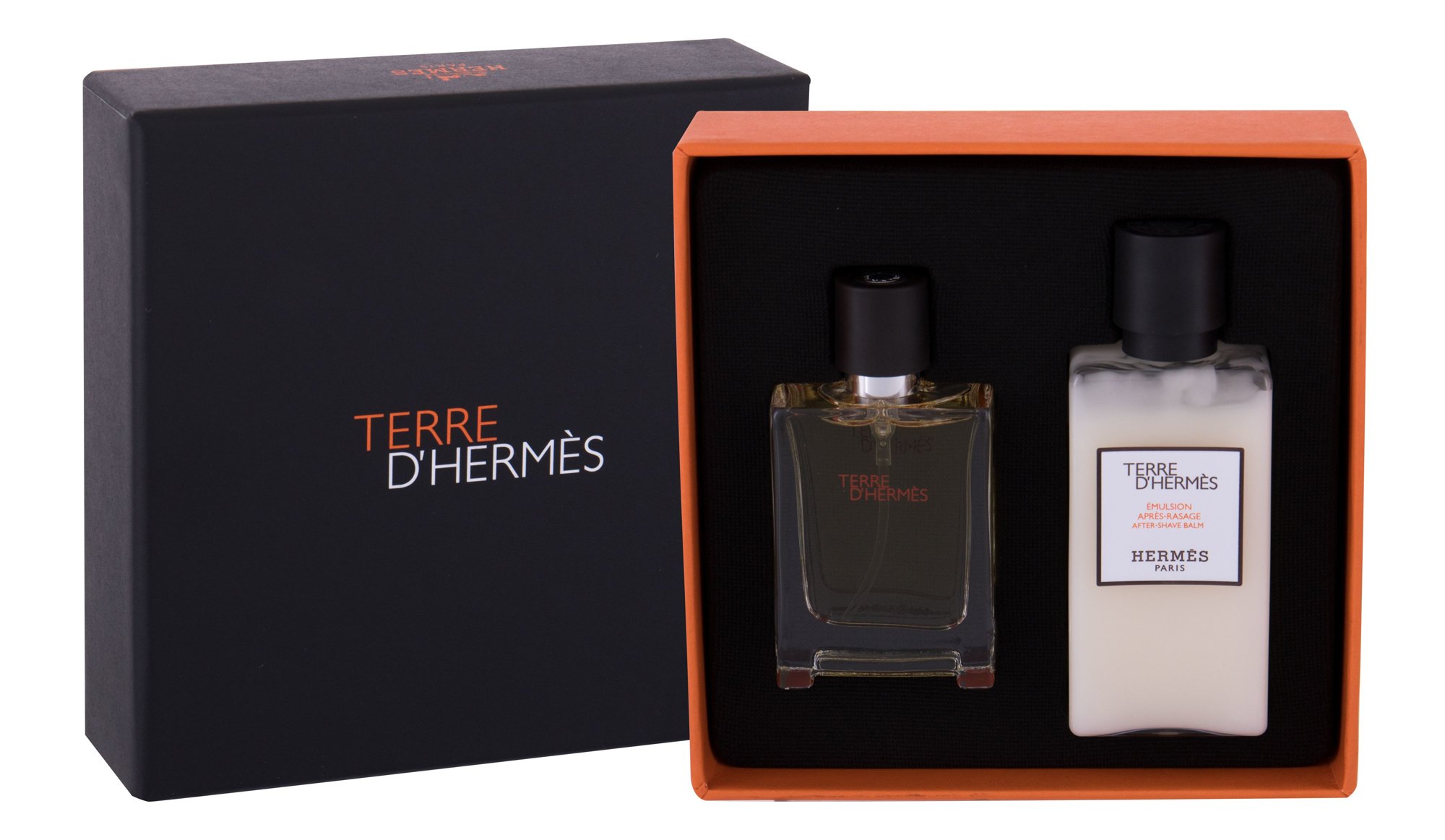 Hermes Terre D´Hermes Parfum 12,5ml Perfume 12,5 ml + Aftershave Balm 40 ml Kvepalai Vyrams Parfum Rinkinys