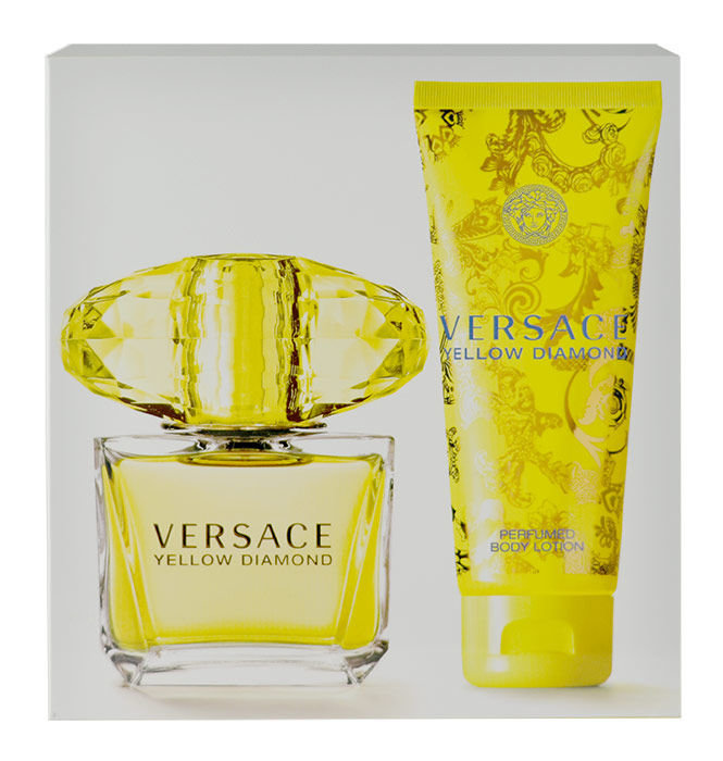 Versace Yellow Diamond 90ml Edt 90ml + 100ml Body lotion Kvepalai Moterims EDT Rinkinys