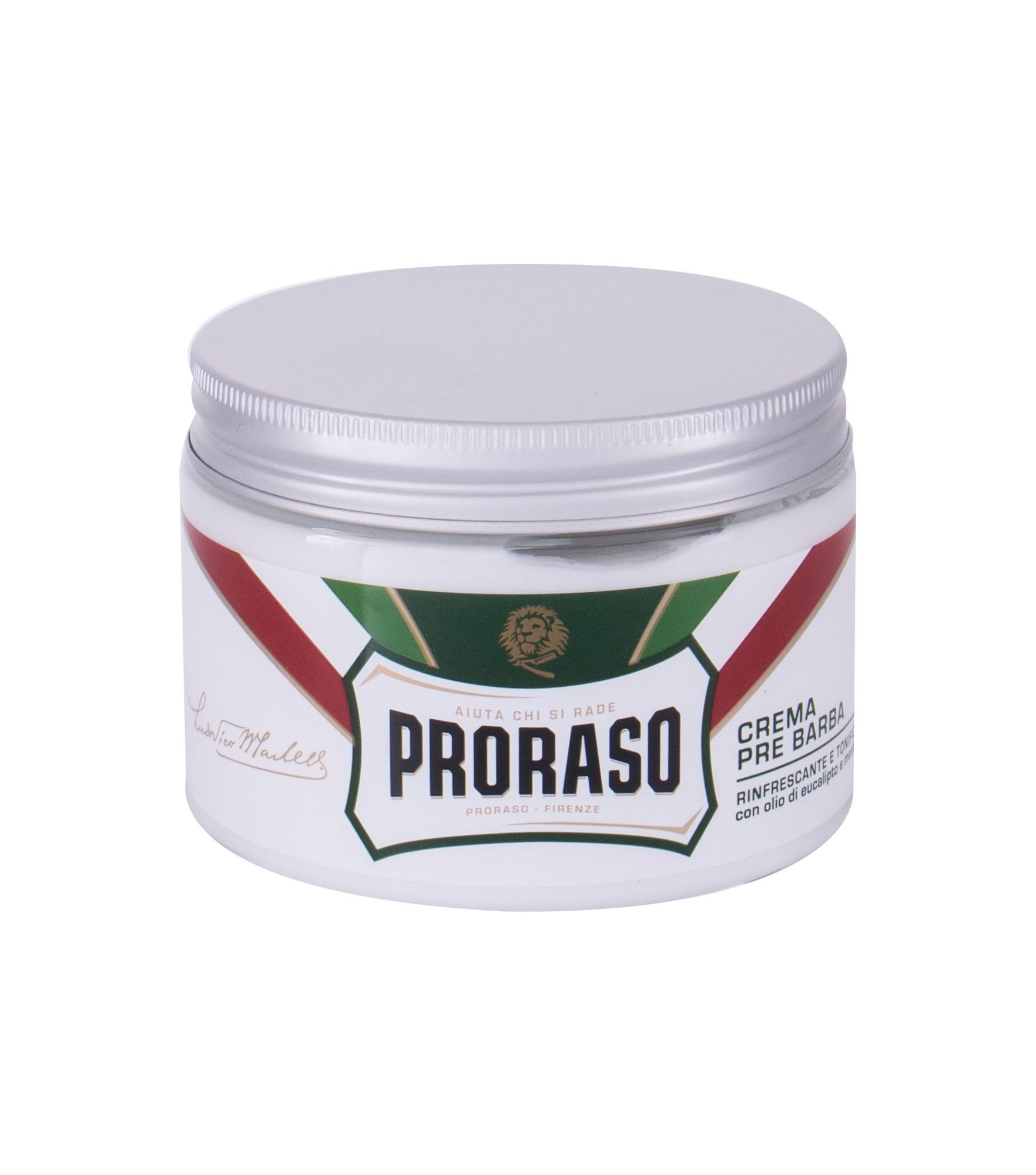 PRORASO Green Pre-Shaving Cream priemonė prieš skutimąsi