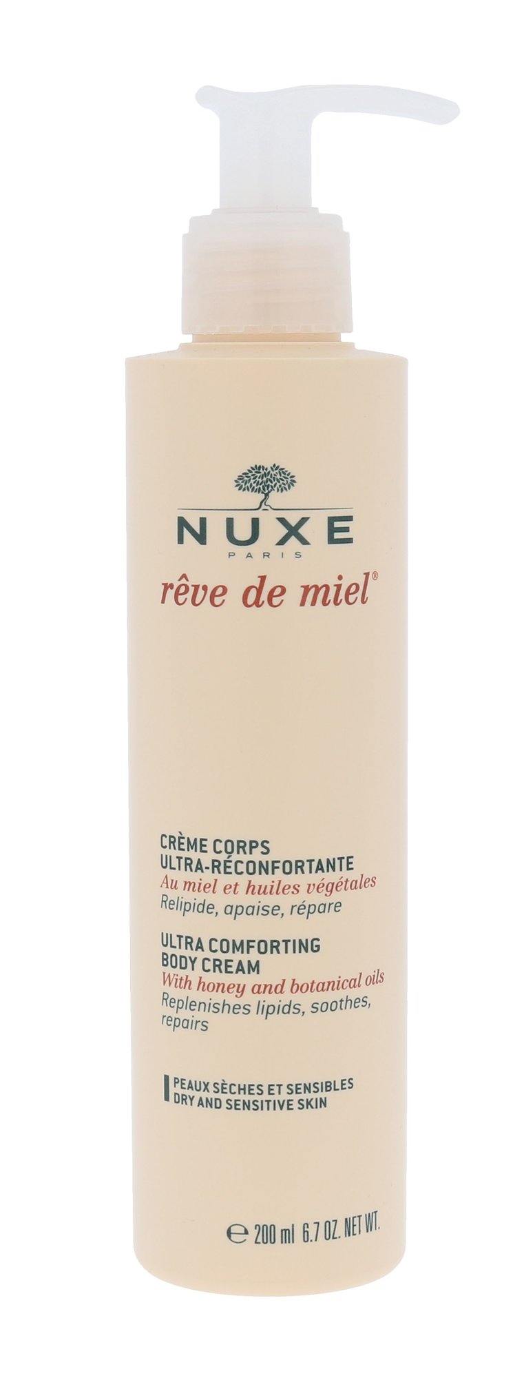 Nuxe Reve de Miel Ultra Comforting Body Cream 200ml kūno kremas
