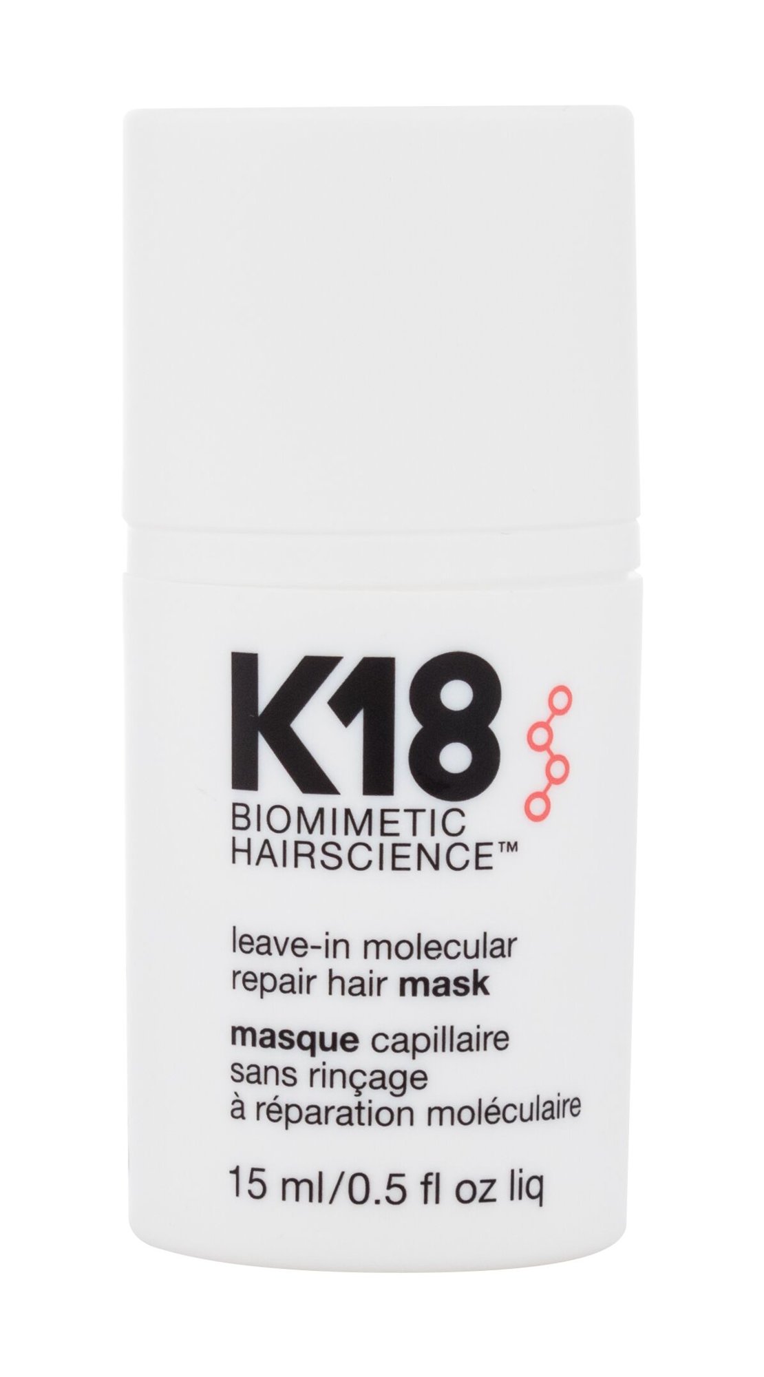 K18 Leave-In Molecular Repair Hair Mask 15ml plaukų kaukė