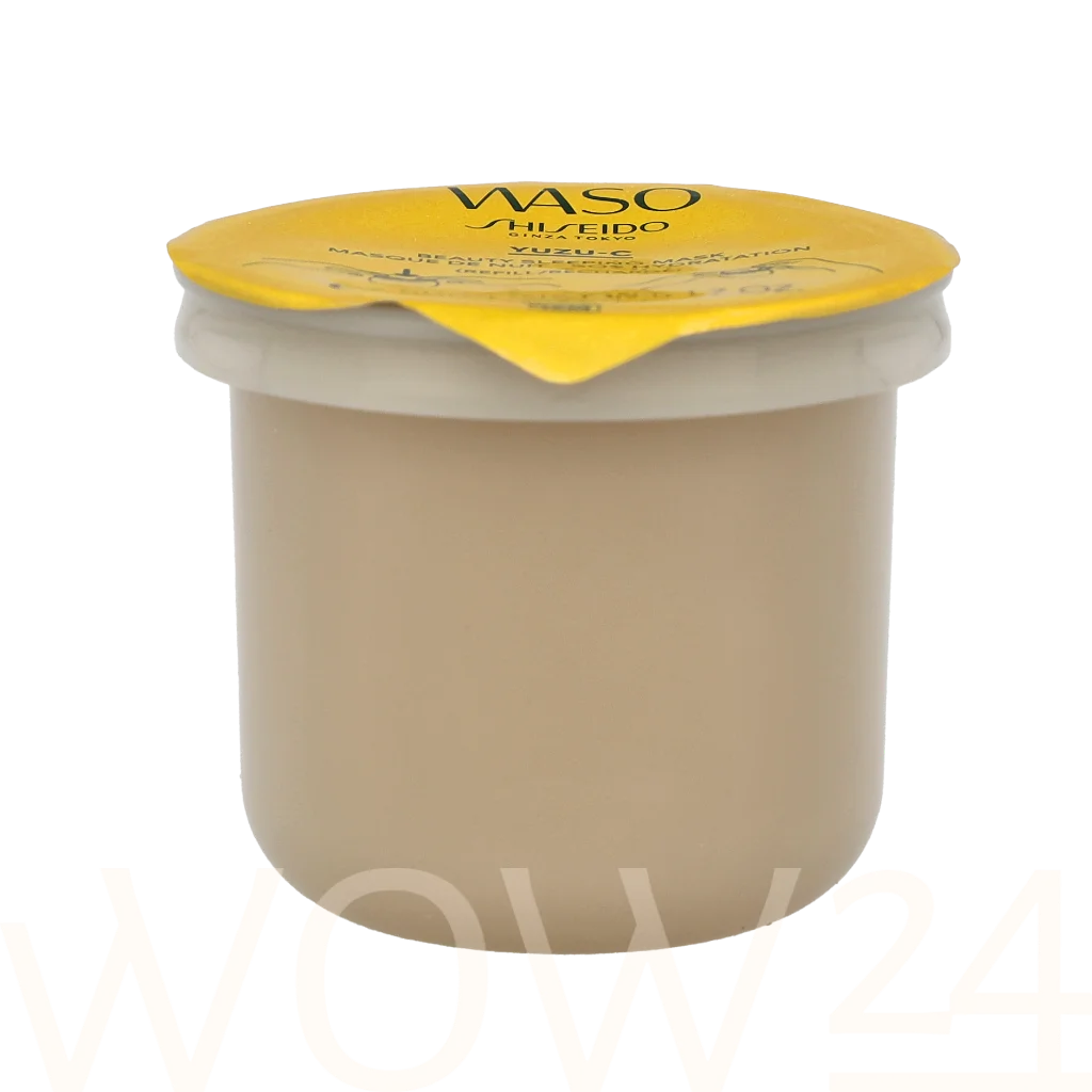 Shiseido Shiseido WASO Yuzu-C Beauty Sleeping Mask - Refill 50 ml natūrali veido odos priežiūros priemonė