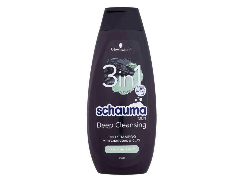 Schwarzkopf  Schauma Men Deep Cleansing 3in1 šampūnas