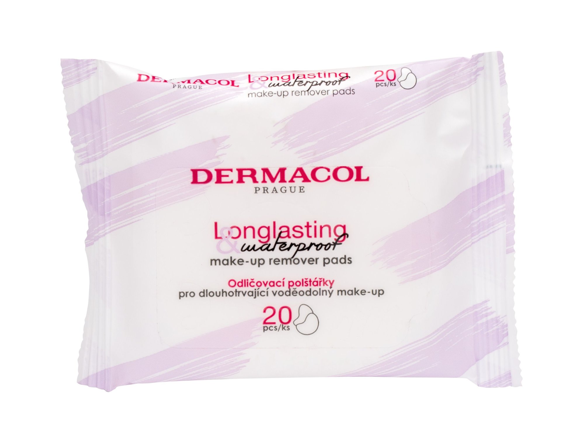 Dermacol Longlasting & Waterproof drėgnos servetėlės