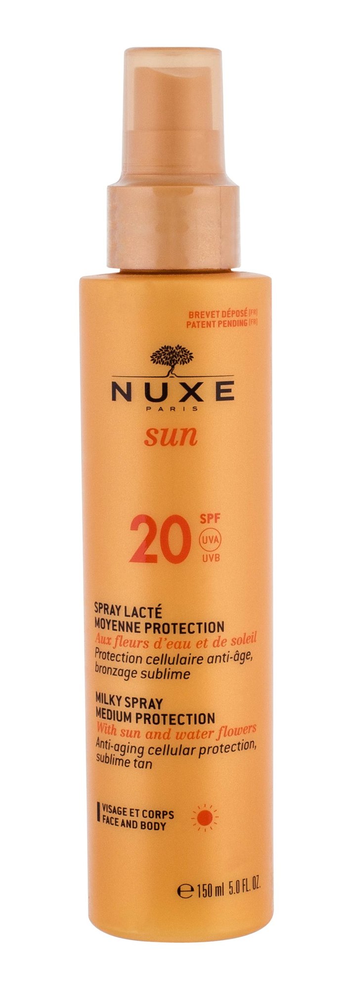 Nuxe Sun Milky Spray įdegio losjonas