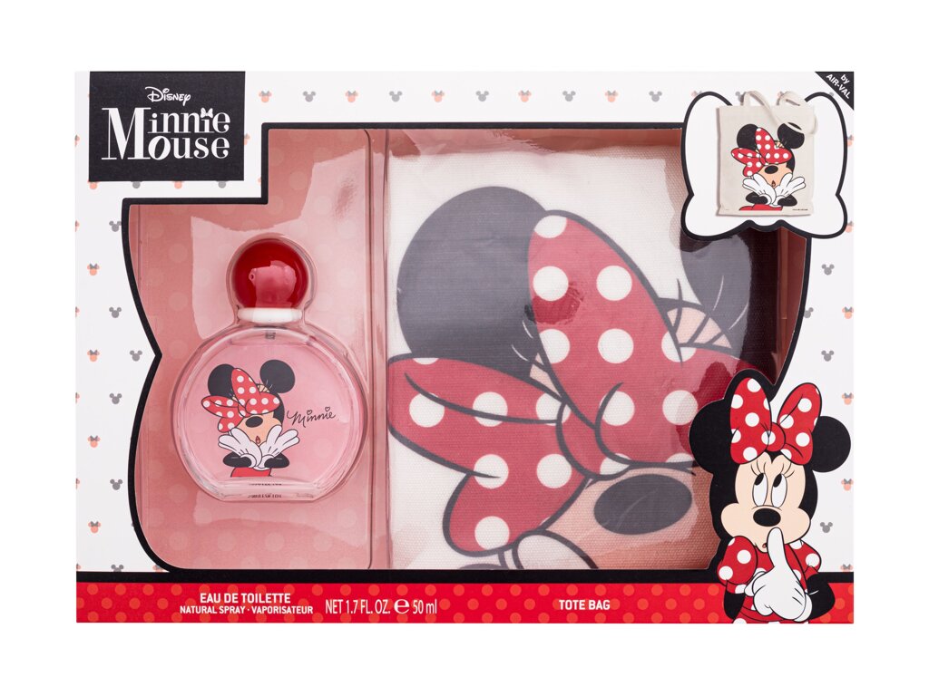 Disney Minnie Mouse 50ml Edt 50 ml + Bag Kvepalai Vaikams EDT Rinkinys (Pažeista pakuotė)