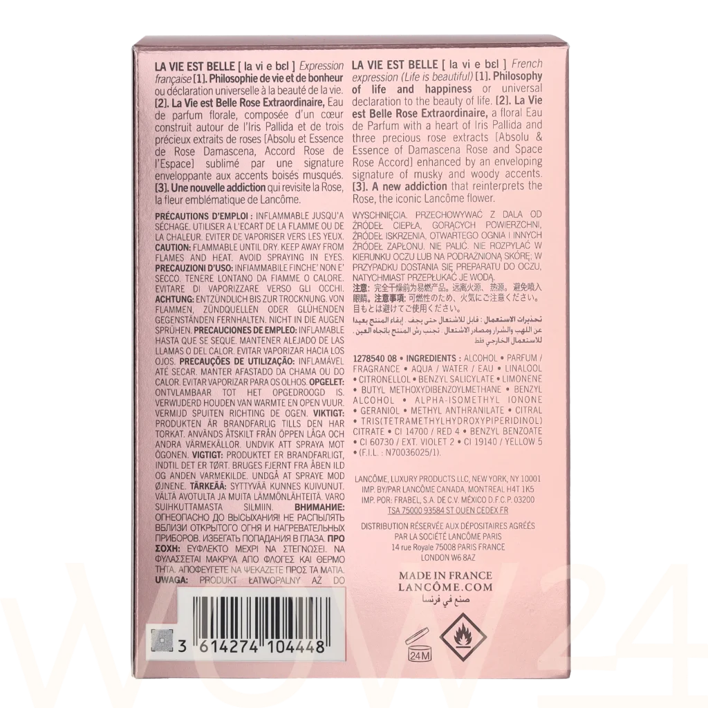 Lancome Lancome La Vie Est Belle Rose Extraordinaire Edp Spray 50 ml Kvepalai Moterims EDP