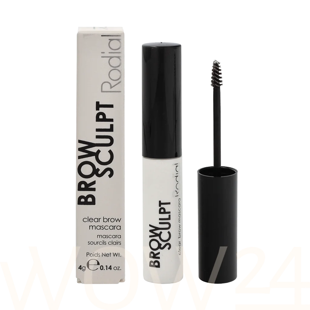 Rodial Rodial Brow Sculpt Clear Brow Mascara 4 ml natūrali veido odos priežiūros priemonė