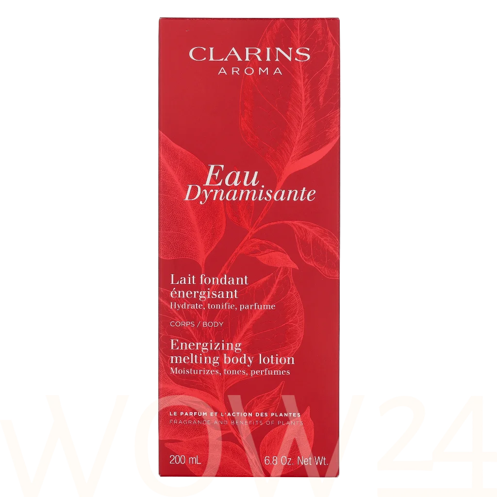  Clarins Eau Dynamisante Energizing Melting Body Lotion 200 ml natūrali veido odos priežiūros priemonė