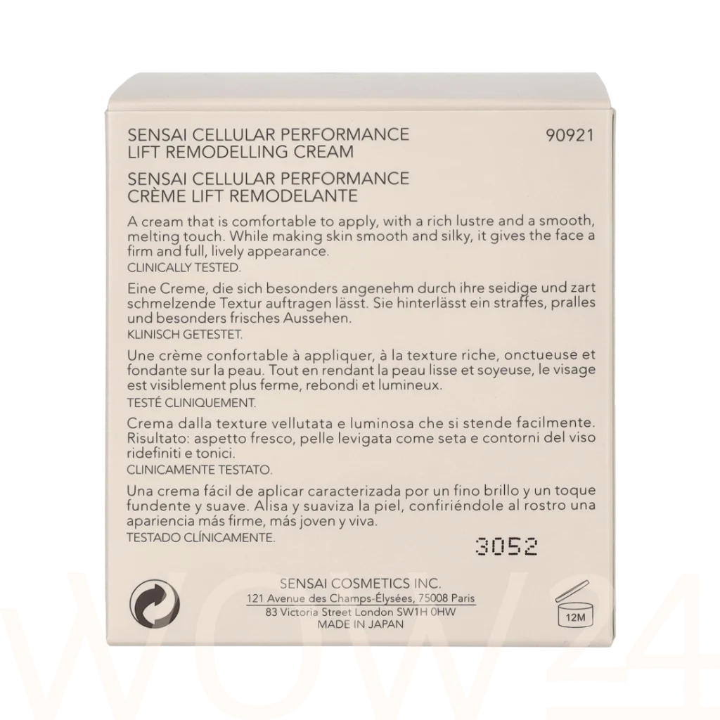 Sensai Sensai Cp Lift Remodelling Eye Cream 40 ml paakių kremas