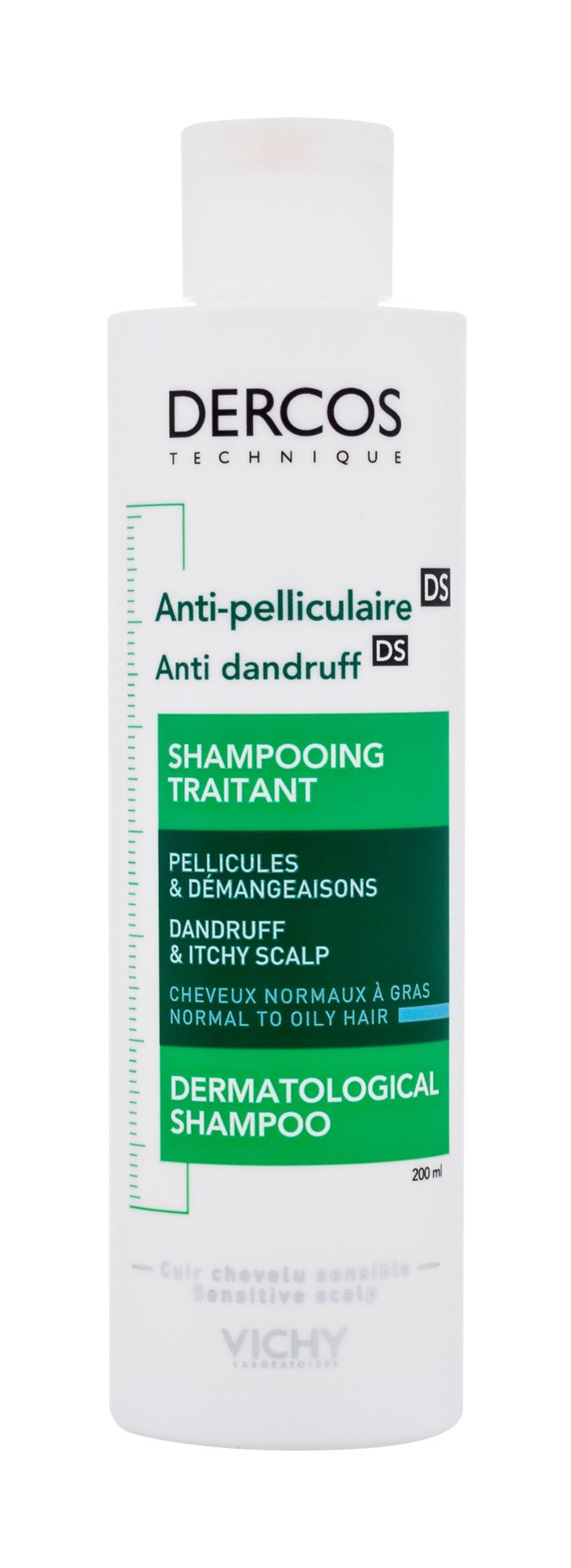 Vichy Dercos Anti-Dandruff Normal to Oily Hair 200ml šampūnas (Pažeista pakuotė)