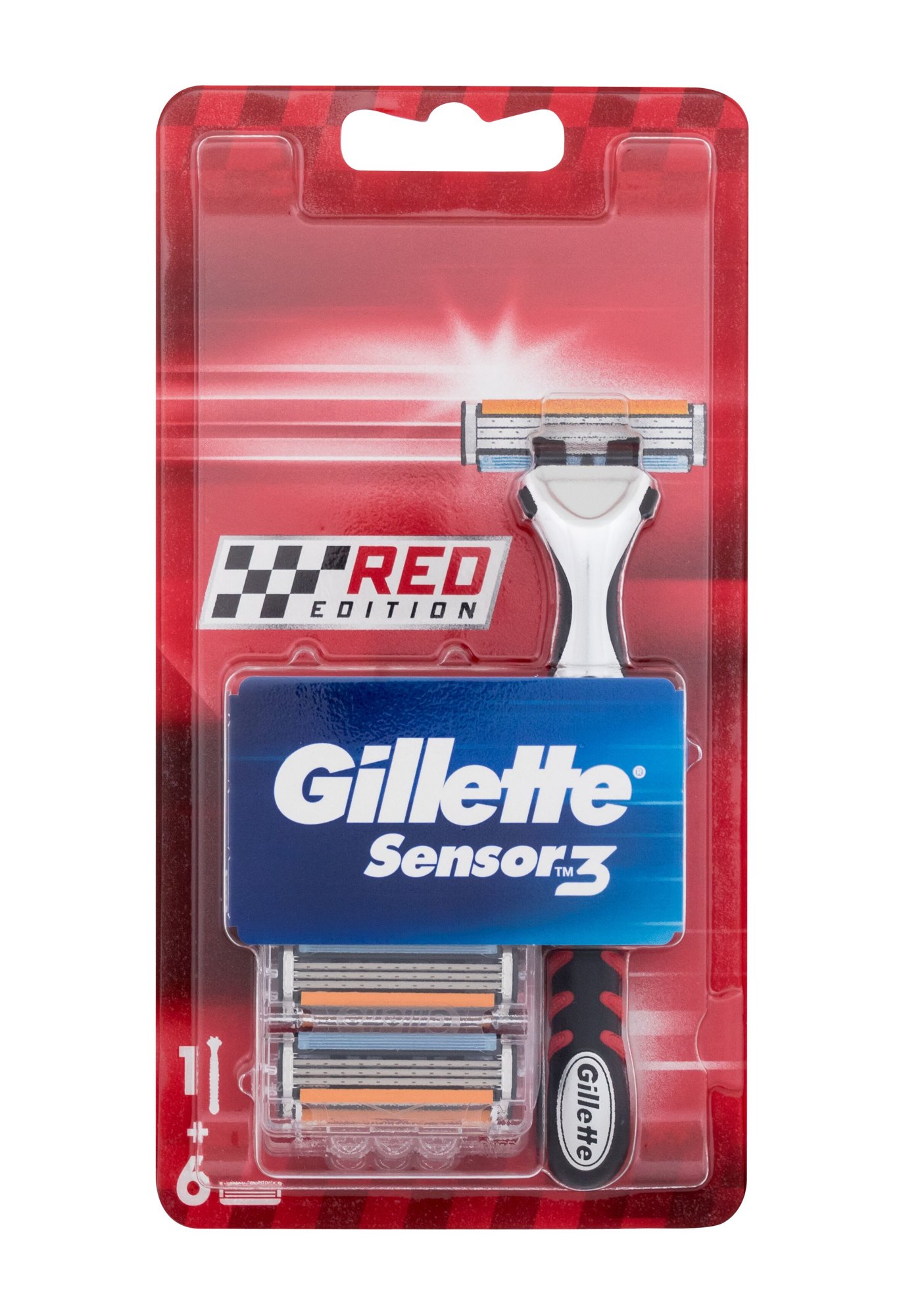 Gillette Sensor3 Red Edition skustuvas