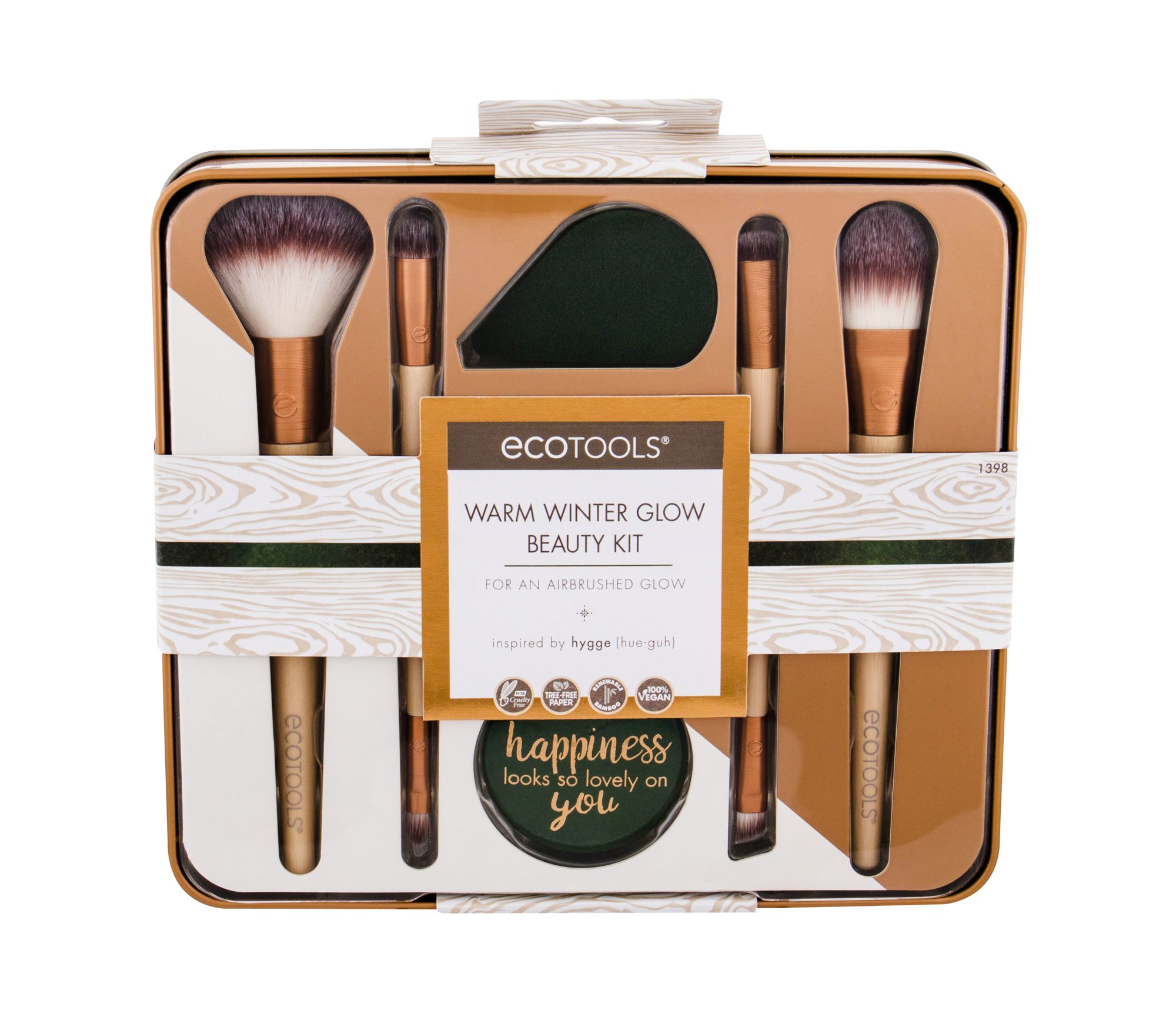 EcoTools Brushes Warm Winter Glow Beauty Kit teptukas