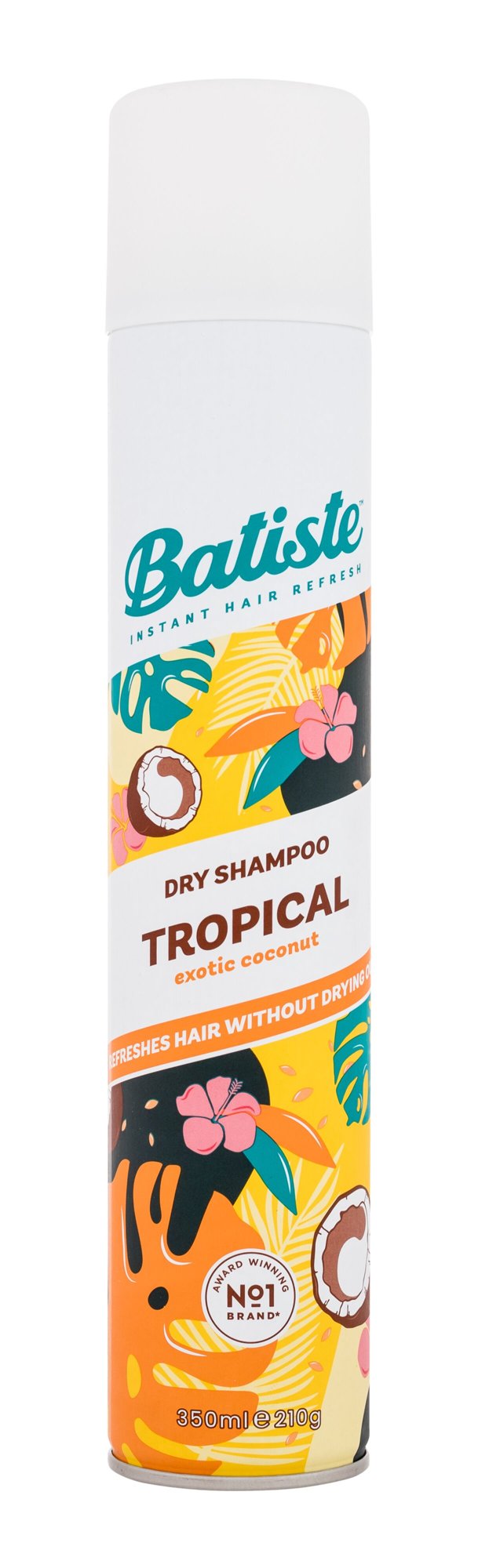 Batiste Tropical 350ml sausas šampūnas (Pažeista pakuotė)