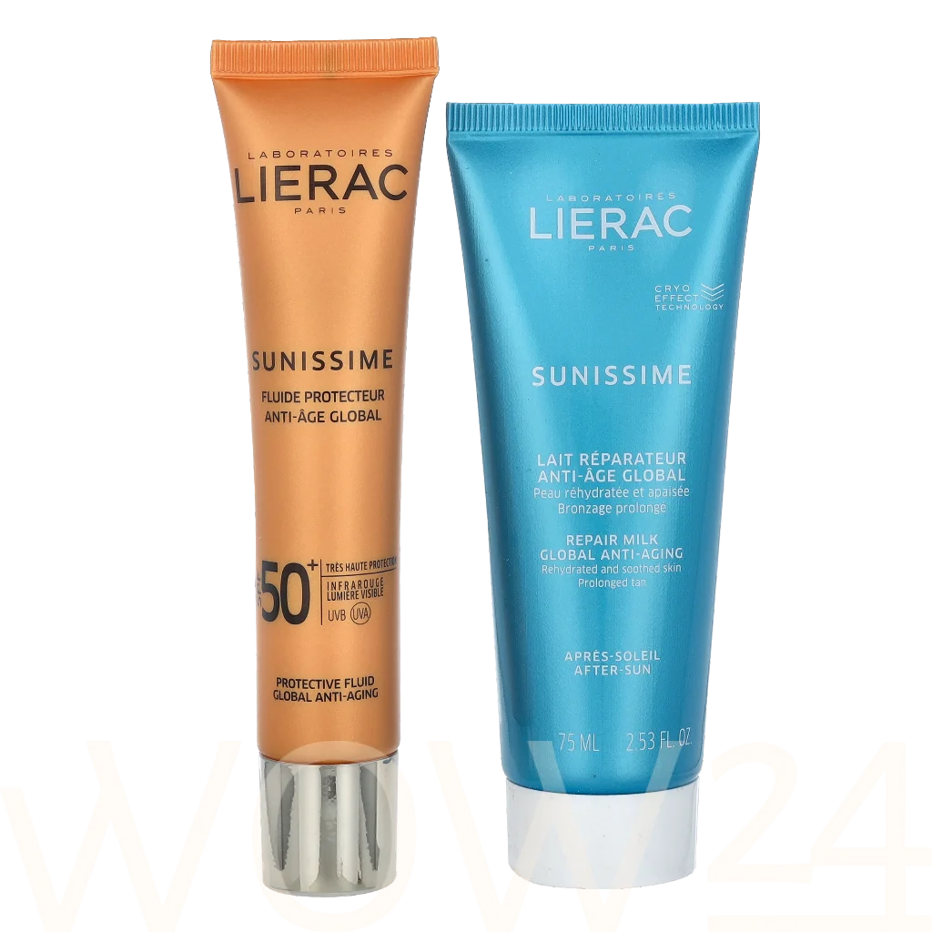 Lierac Paris Lierac Sunissime Protective SPF50+ Age Set 115 ml natūrali veido odos priežiūros priemonė