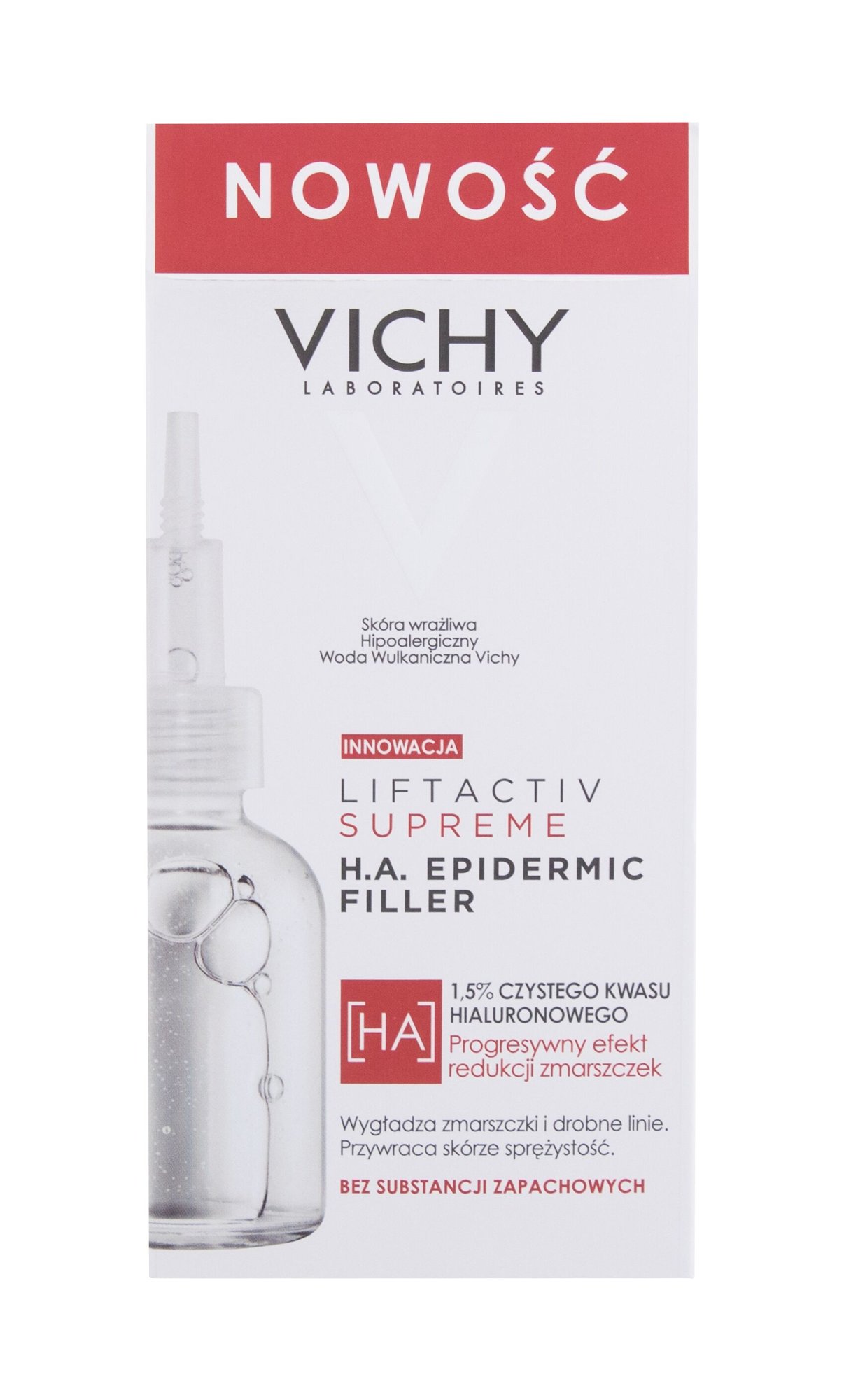 Vichy Liftactiv Supreme H.A. Epidermic Filler Veido serumas