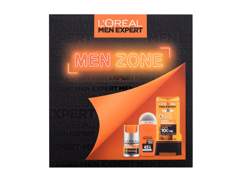 L`oreal Men Expert Hydra Energetic Dieninis kremas 50 ml Set