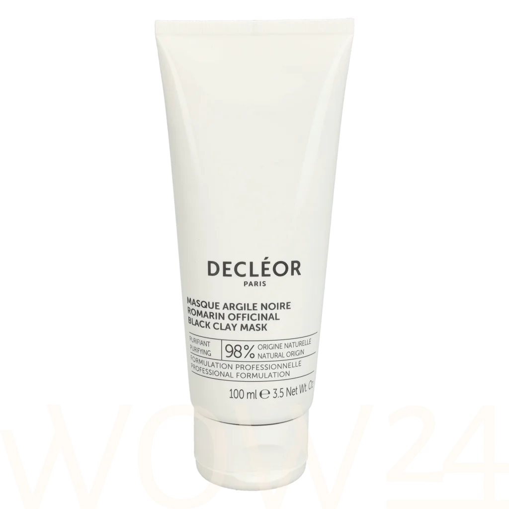 Decleor Decleor Romarin Officinal Black Clay Mask natūrali veido odos priežiūros priemonė