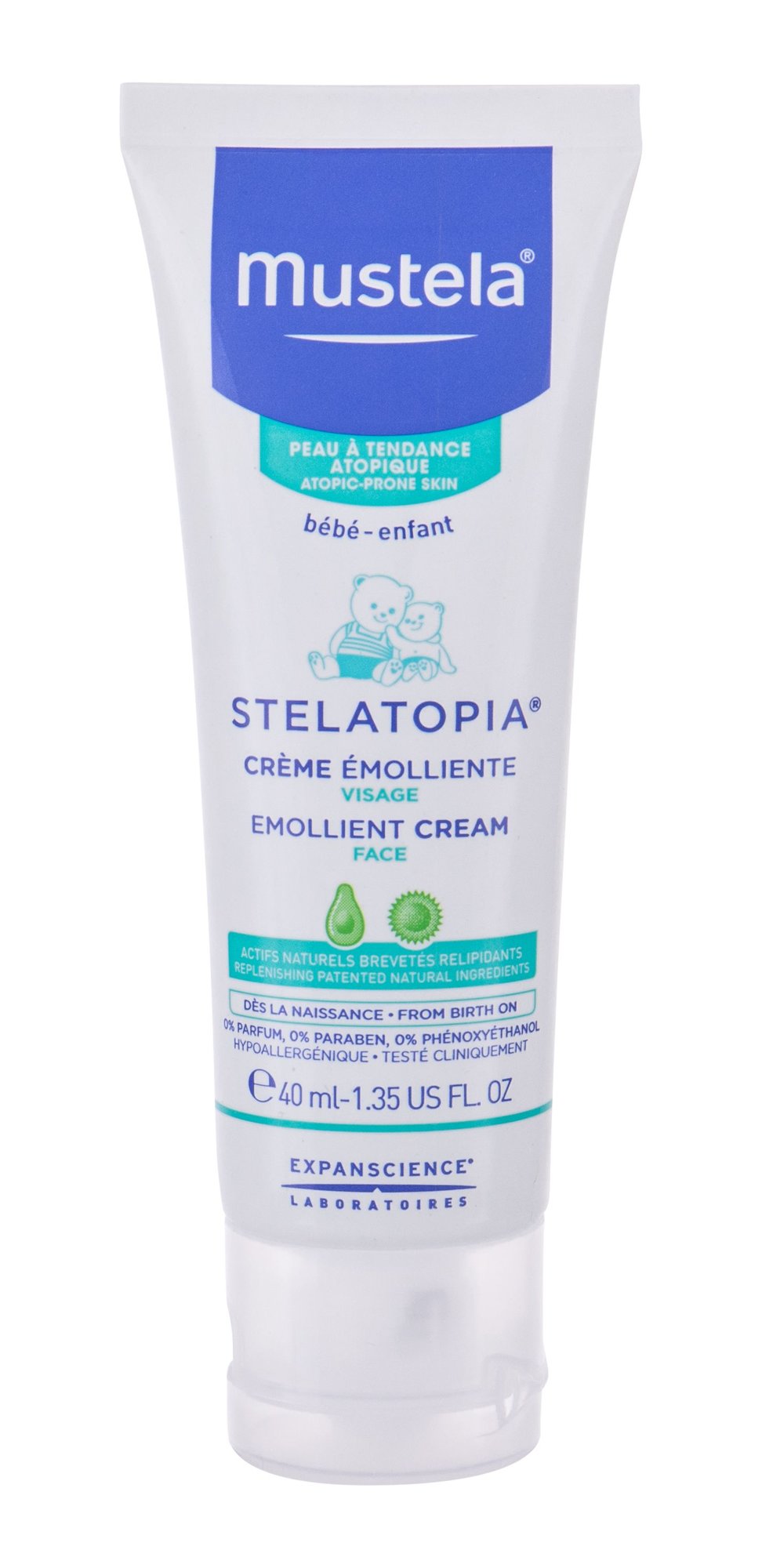 Mustela Bébé Stelatopia Emollient Cream dieninis kremas
