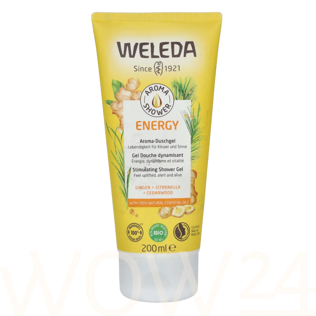 Weleda Weleda Energy Aroma Shower Gel 200 ml natūrali veido odos priežiūros priemonė