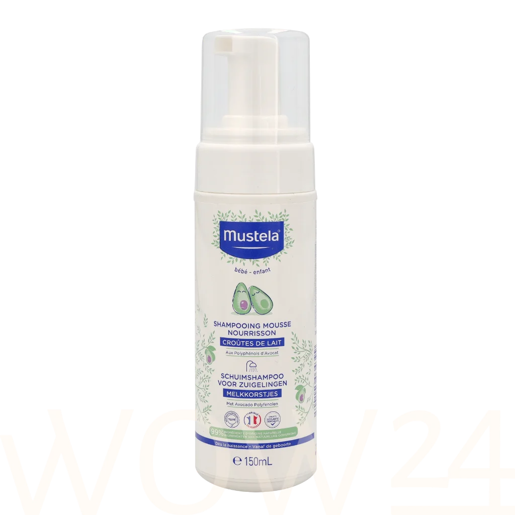 Mustela Foam Shampoo For Newborns 150 ml &scaron;ampūnas