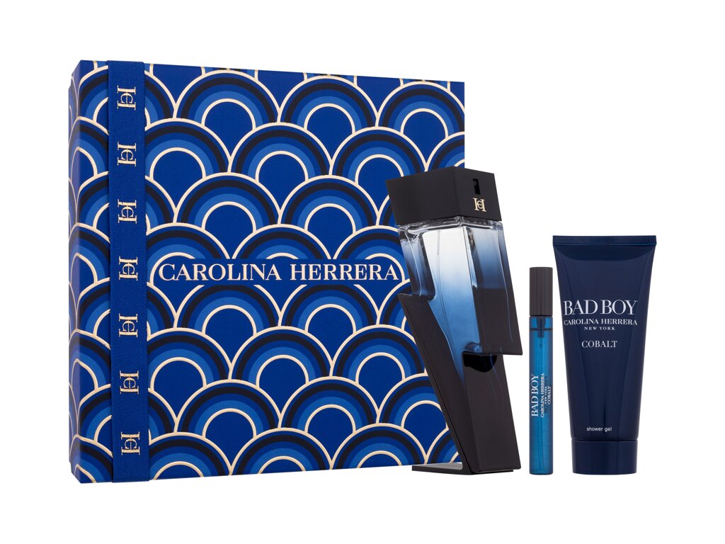 Carolina Herrera Bad Boy Cobalt &Eacute;lectrique Eau De Parfum 100 ml Edp 100 ml + Shower Gel 100 ml + Edp 10 ml Set