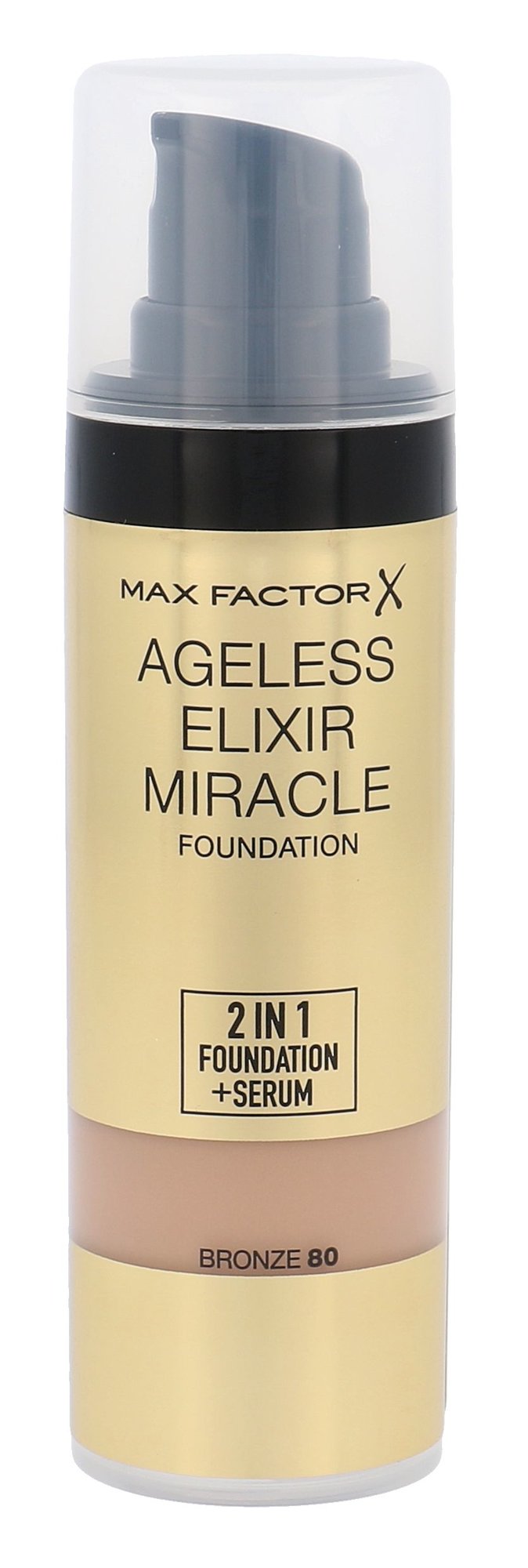 Max Factor Ageless Elixir 2in1 Foundation + Serum 30ml makiažo pagrindas