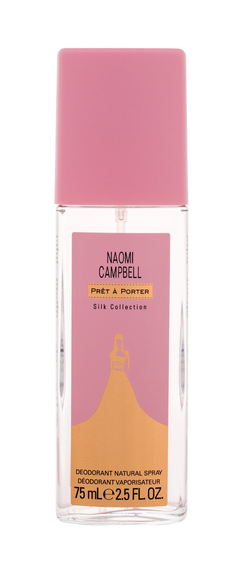 Naomi Campbell Pret a Porter Silk Collection 75ml dezodorantas (Pažeista pakuotė)