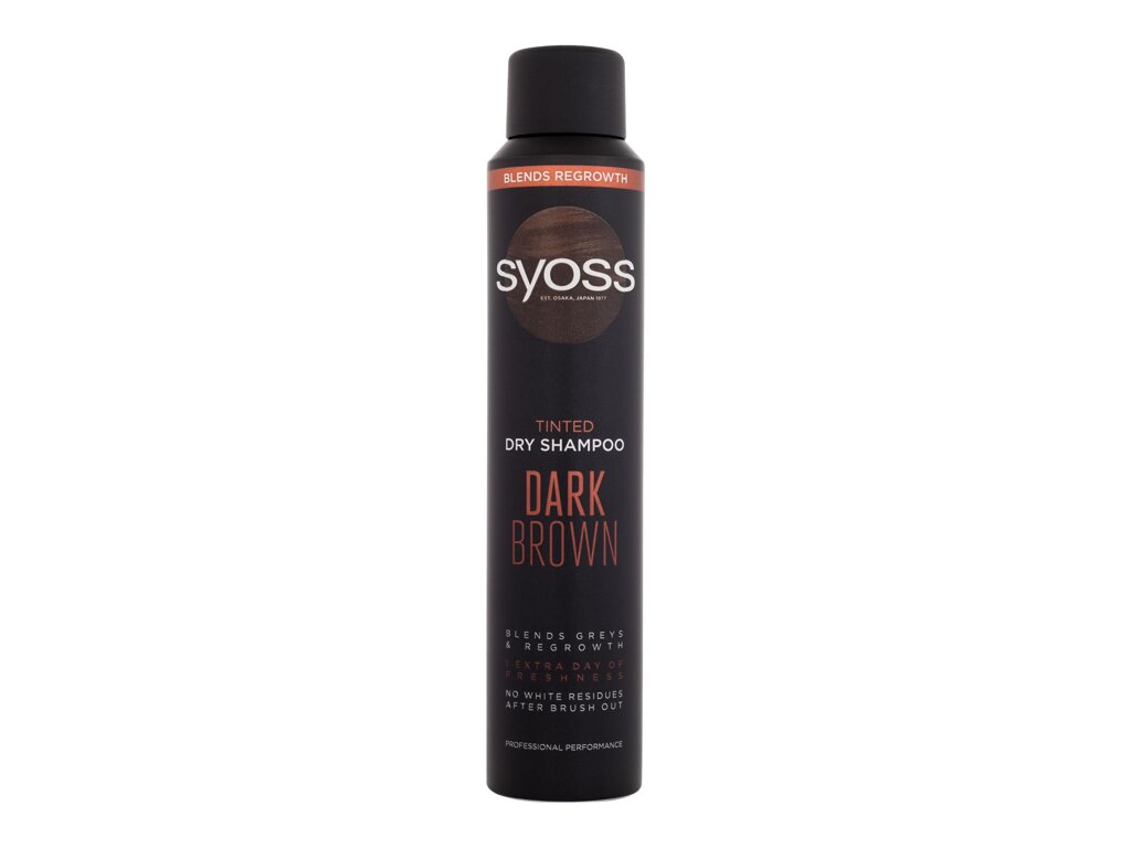 Syoss Tinted Dry Shampoo Dark Brown sausas &scaron;ampūnas