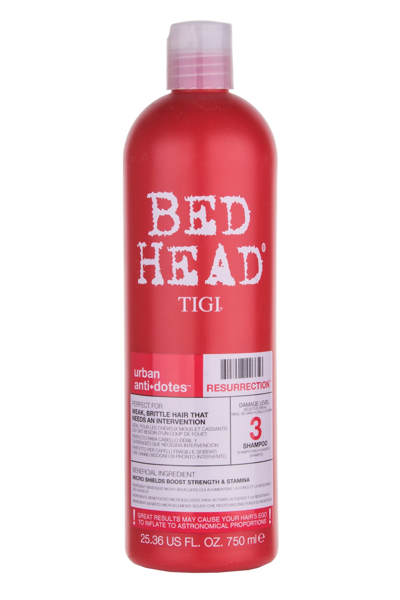 Tigi Bed Head Resurrection 750ml šampūnas (Pažeista pakuotė)
