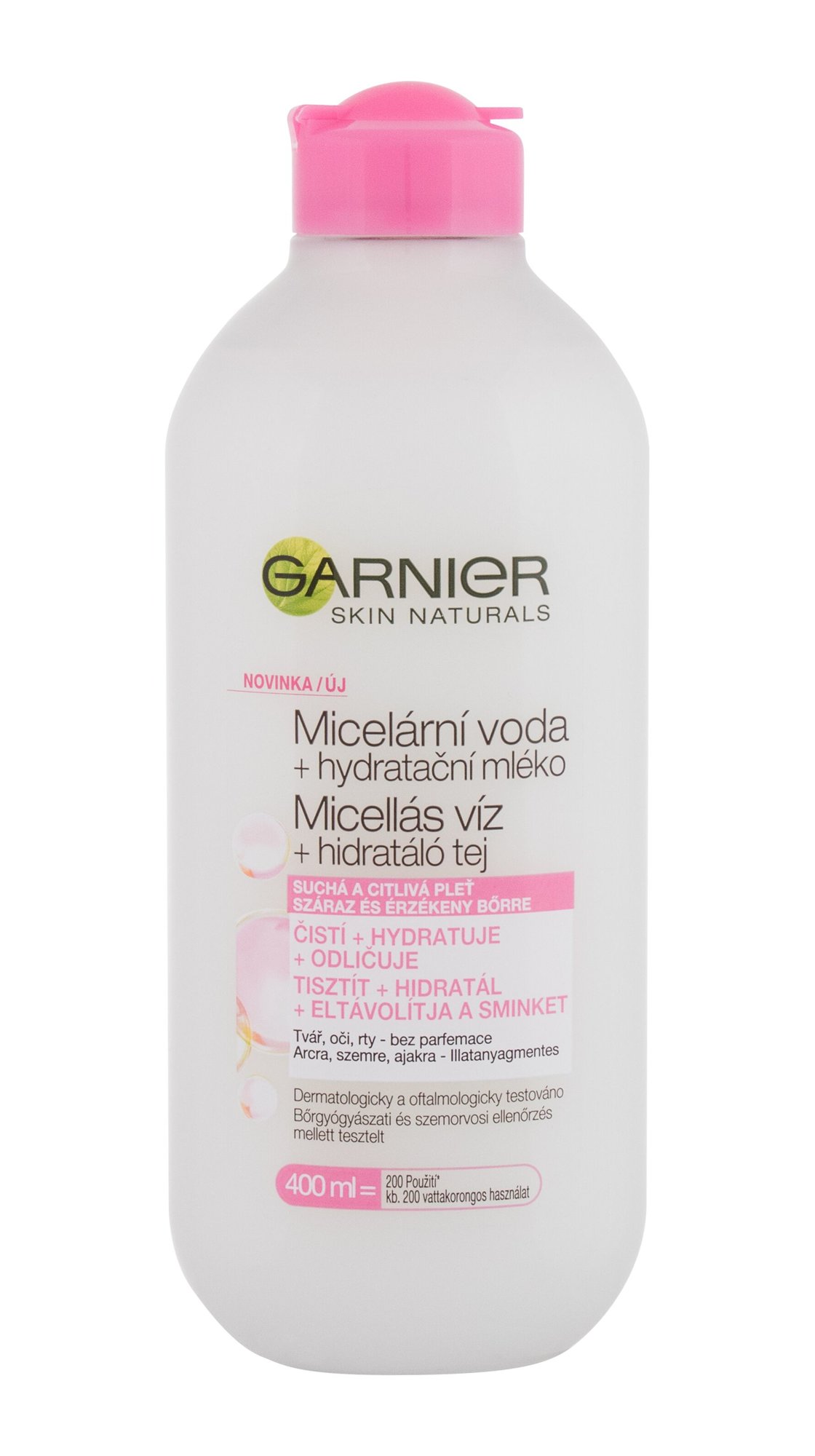 Garnier SkinActive Micellar Water + Moisturizing Milk micelinis vanduo