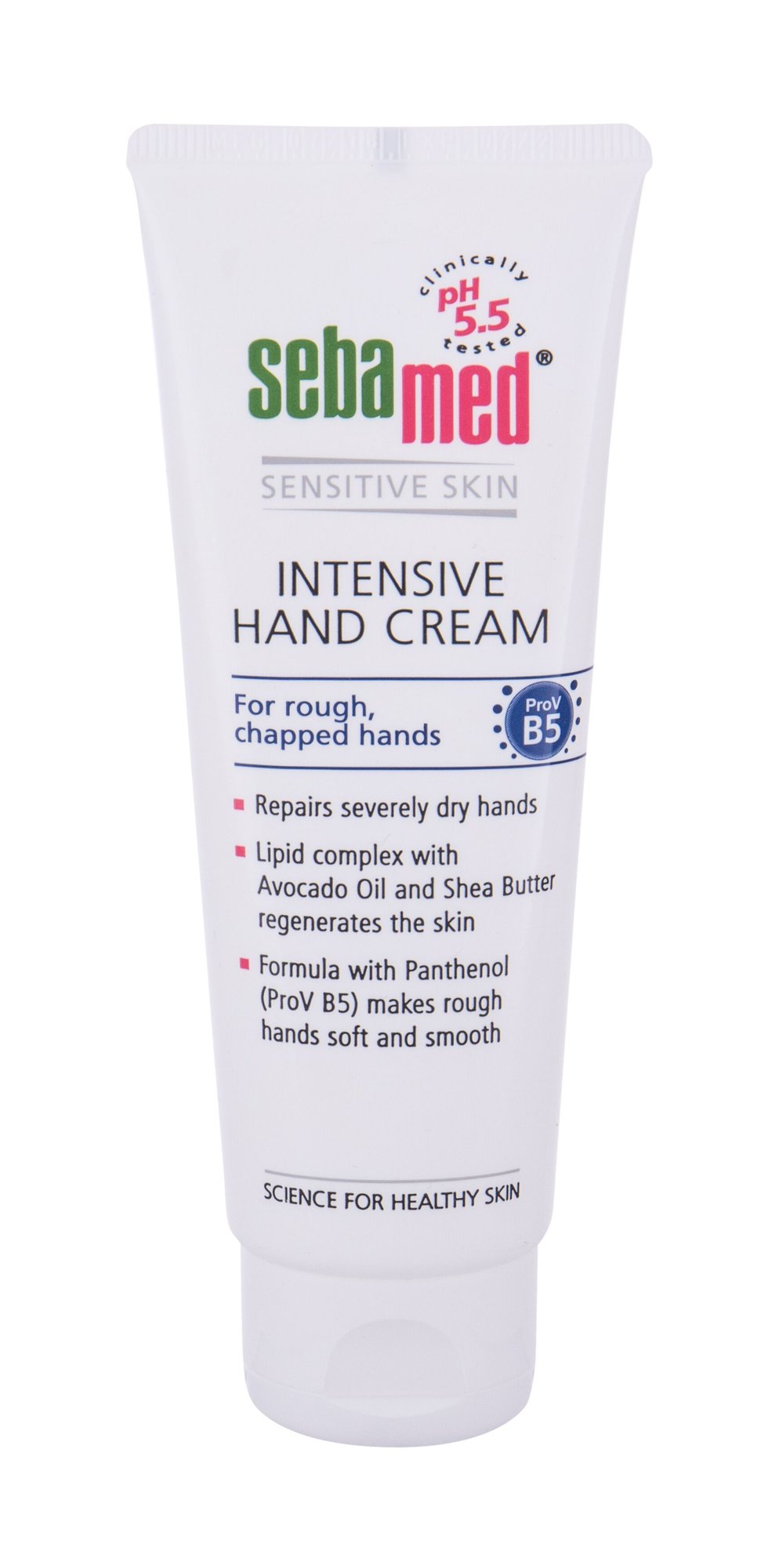 SebaMed Sensitive Skin Intensive 75ml rankų kremas (Pažeista pakuotė)