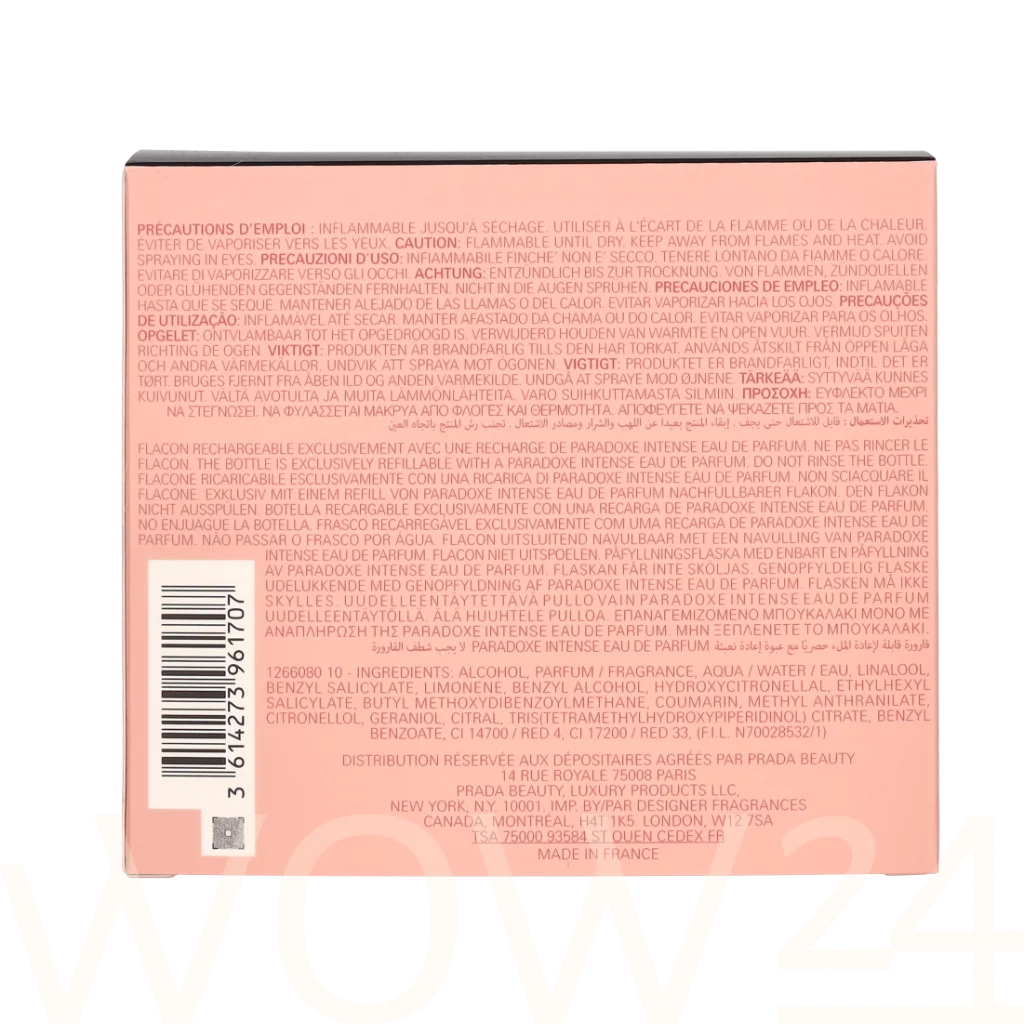 Prada Prada Paradoxe Intense Edp Spray 90 ml Kvepalai Moterims EDP