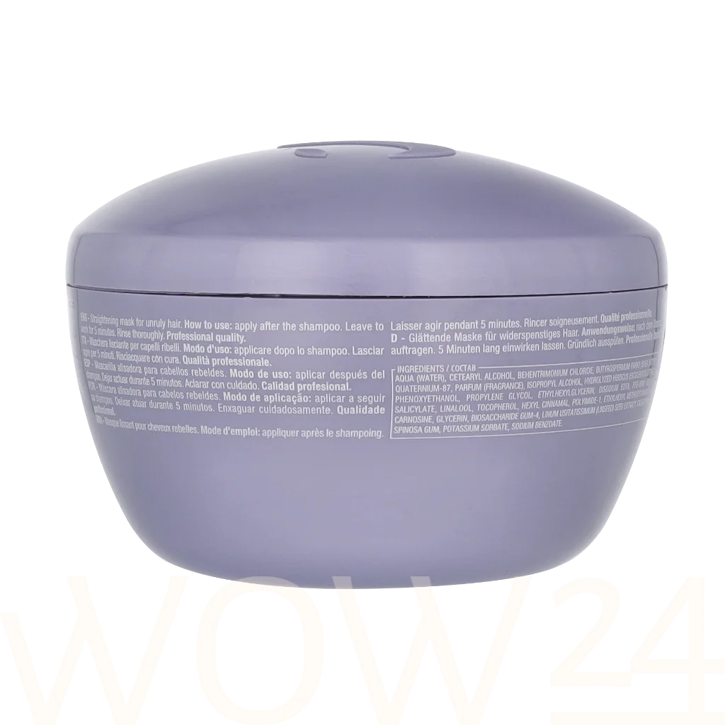 Alfaparf Alfaparf Semi Di Lino Smoothing Mask 200 ml plaukų kaukė