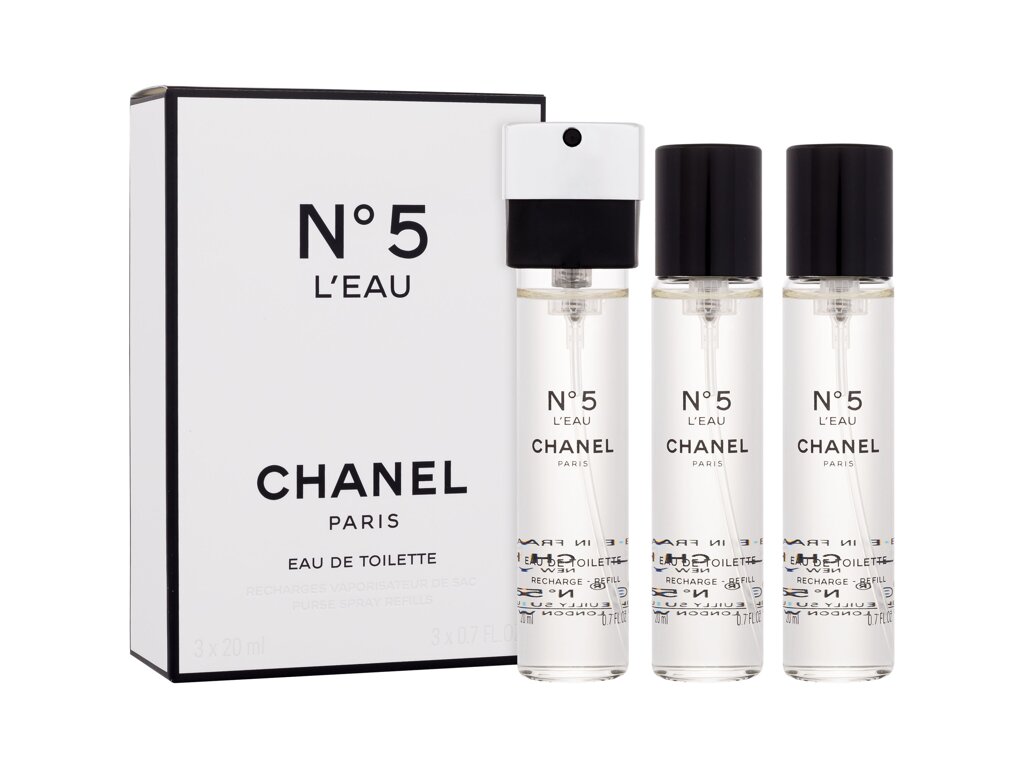 Chanel No.5 L´Eau 3x20ml Kvepalai Moterims EDT