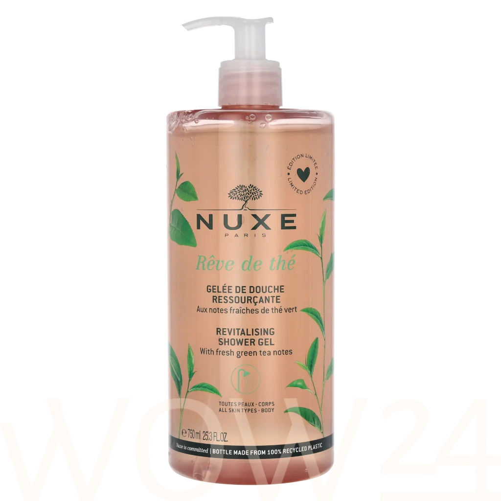 Nuxe Reve de Th&eacute; Revitalising Shower Gel Du&scaron;o gelis Du&scaron;o želė Moterims
