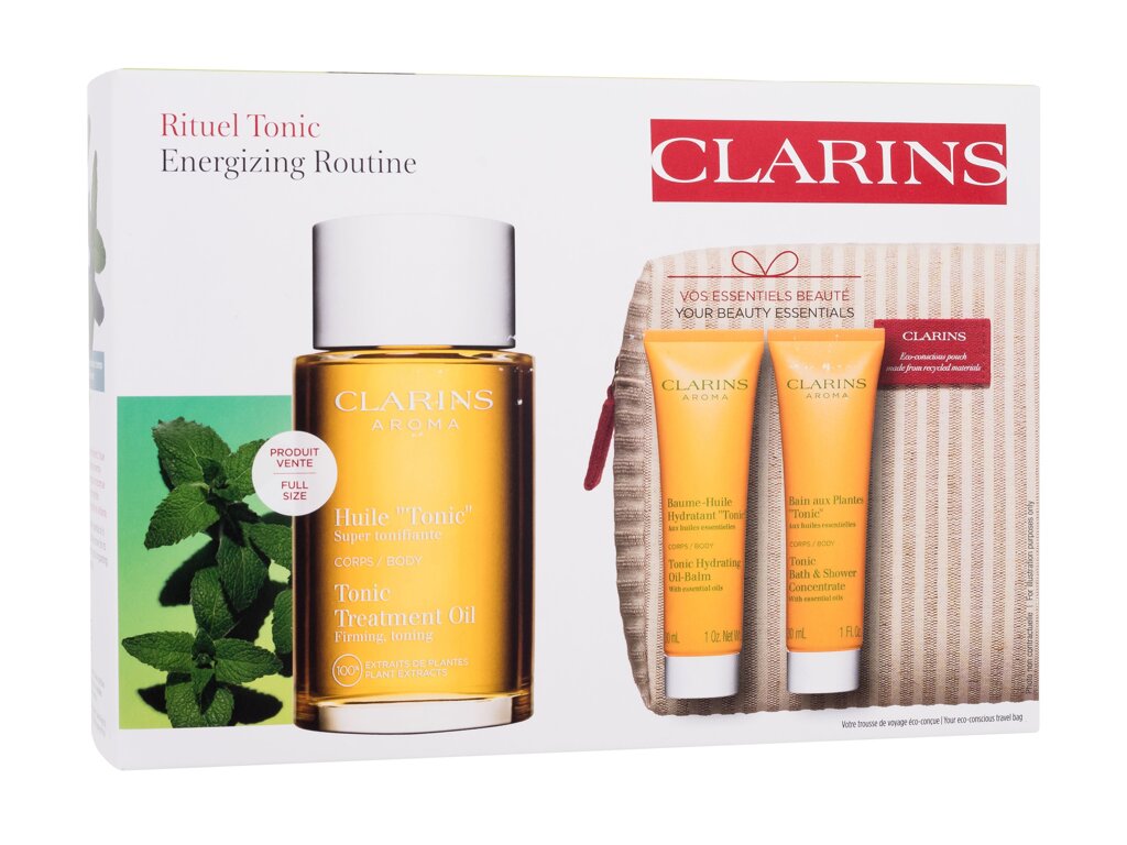 Clarins Aroma Tonic Treatment Oil 100 ml Damaged box Set